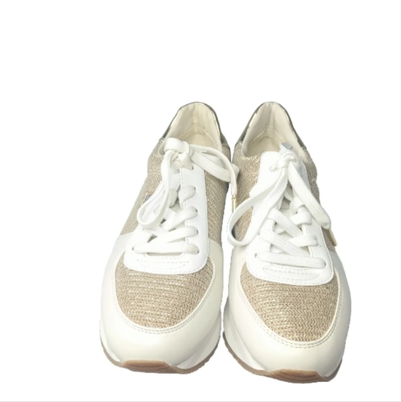 Michael Kors Women's Monique Trainer Shoes, Pale Gold, Size 6 Medium - Picture 6 of 12
